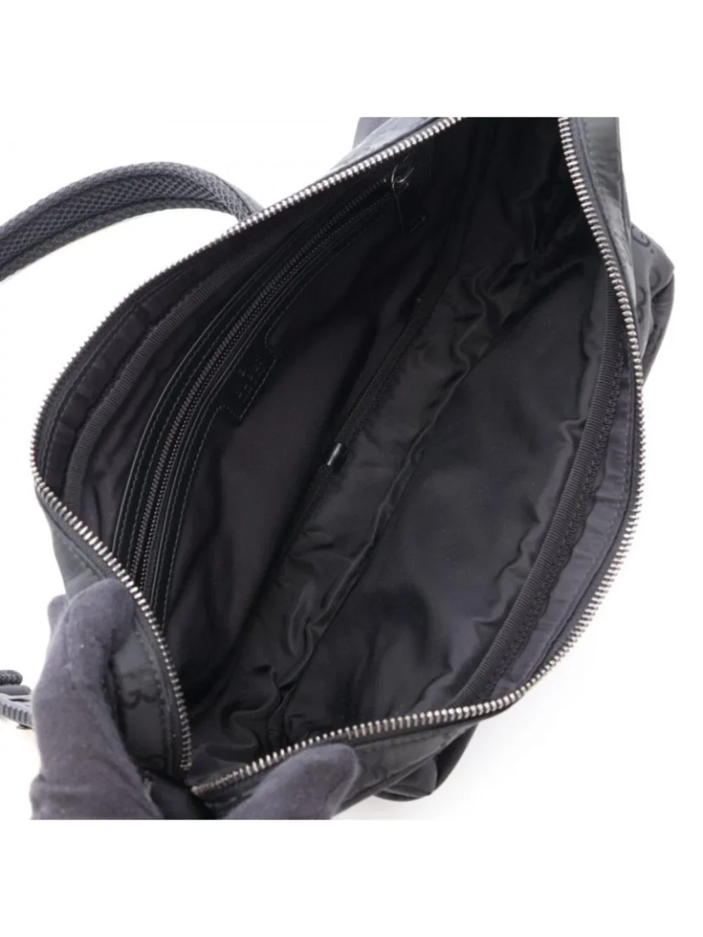 Gucci Shoulder Bag GG Nylon Sherry Line